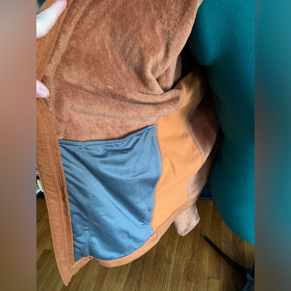 L.L. Bean fleece zip teddy jacket size L - Picture 4 of 7